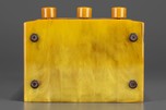 Brown Marbleized Yellow Emerson AU-190 Tombstone Catalin Radio